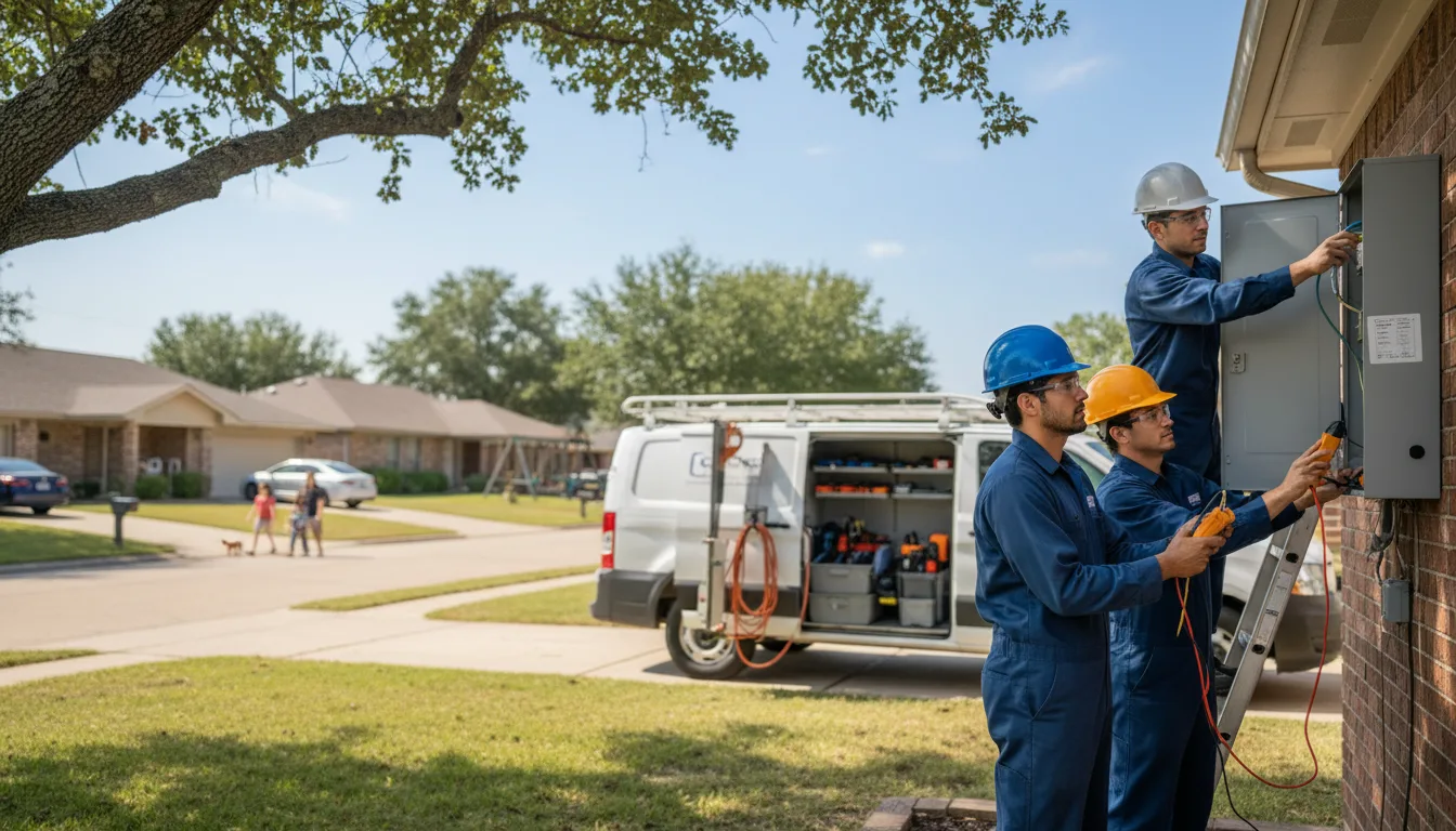 Certified electrician providing emergency electrical services in Cleves, OH
